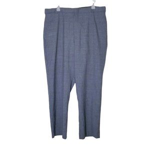 Lands End Wool Dress Pants Men Size 38 Gray